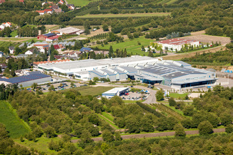 Building and production halls on the premises of Erdrich Umformtechnik GmbH in the district Ulm in Renchen in the state Baden-Wurttemberg, Germany