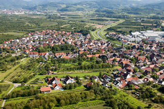 From the north in the district Stadelhofen in Oberkirch in the state Baden-Wuerttemberg, Germany