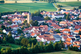 St. Leodegar from the southwest in Steinfeld in the state Rhineland-Palatinate, Germany