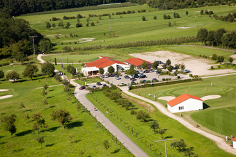 Golf Club Urloffen e. V in the district Urloffen in Appenweier in the state Baden-Wuerttemberg, Germany seen from above