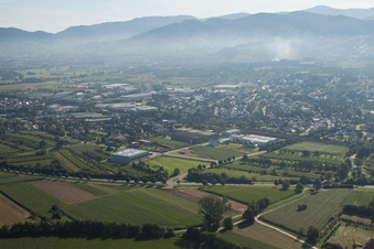 Building and production halls on the premises of Muffenrohr GmbH in Ottersweier in the state Baden-Wurttemberg