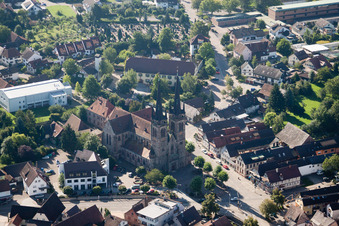 Church building Katholische Pfarrkirche St. Johannes in Ottersweier in the state Baden-Wurttemberg, Germany