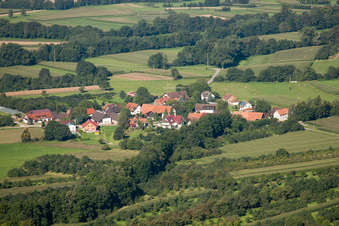 From the east in the district Walzfeld in Ottersweier in the state Baden-Wuerttemberg, Germany