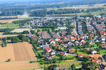 District from the south in the district Vimbuch in Bühl in the state Baden-Wuerttemberg, Germany