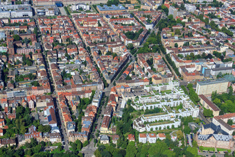 Jollystraße x Klauprechtstr in the district Südweststadt in Karlsruhe in the state Baden-Wuerttemberg, Germany