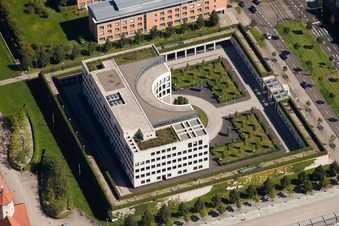 Administrative building of the State Authority Generalbundesanwalt beim Bundesgerichtshof in Karlsruhe in the state Baden-Wurttemberg