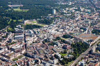Herrenstraße Federal Court of Justice in the district Innenstadt-West in Karlsruhe in the state Baden-Wuerttemberg, Germany