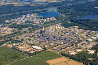 MIRO Refinery in the district Knielingen in Karlsruhe in the state Baden-Wuerttemberg, Germany