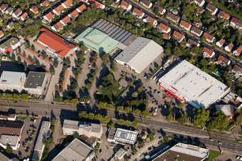 Neureuterstraße Bauhaus, Dehner in the district Mühlburg in Karlsruhe in the state Baden-Wuerttemberg, Germany