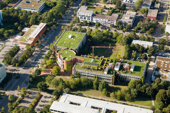 Carl Engler School in the district Südweststadt in Karlsruhe in the state Baden-Wuerttemberg, Germany