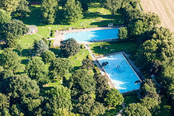 Outdoor pool Rüppurr in the district Rüppurr in Karlsruhe in the state Baden-Wuerttemberg, Germany