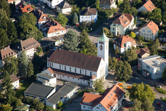 Rüppur, Catholic Christ the King Church in the district Rüppurr in Karlsruhe in the state Baden-Wuerttemberg, Germany