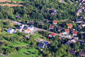 At Keulebuckel in the district Ellmendingen in Keltern in the state Baden-Wuerttemberg, Germany out of the air