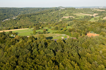 Diellingen eV 1885 sports fields and tennis club in the district Dietlingen in Keltern in the state Baden-Wuerttemberg, Germany