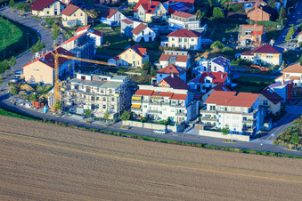 On the high trail in Kandel in the state Rhineland-Palatinate, Germany out of the air
