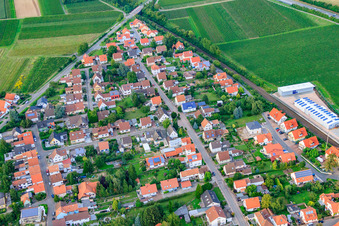 Gartenstr in Insheim in the state Rhineland-Palatinate, Germany