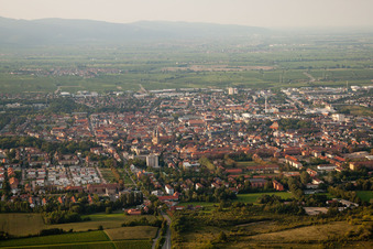 Landau from the south in Landau in der Pfalz in the state Rhineland-Palatinate, Germany