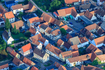 Kirchstr in Impflingen in the state Rhineland-Palatinate, Germany