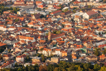 City view of the city area of in Landau in der Pfalz in the state Rhineland-Palatinate, Germany