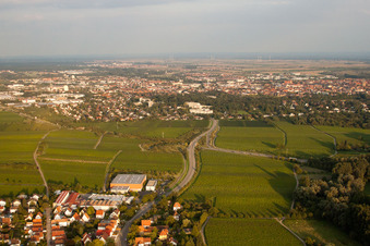 Landau-N from Godramstein in the district Godramstein in Landau in der Pfalz in the state Rhineland-Palatinate, Germany
