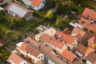 Neugasse in the district Godramstein in Landau in der Pfalz in the state Rhineland-Palatinate, Germany out of the air