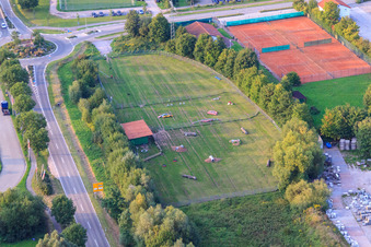 Dog park in Rohrbach in the state Rhineland-Palatinate, Germany