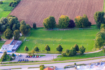 Football field Rohrbach in Rohrbach in the state Rhineland-Palatinate, Germany