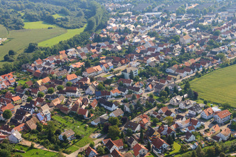 Blumenstr in the district Leopoldshafen in Eggenstein-Leopoldshafen in the state Baden-Wuerttemberg, Germany
