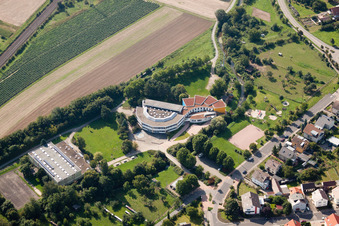 Aerial photograpy of Adolf Kussmaul School in the district Graben in Graben-Neudorf in the state Baden-Wuerttemberg, Germany