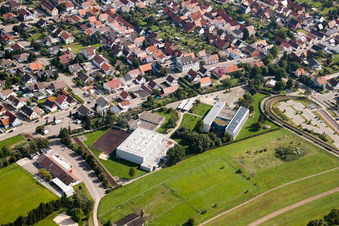 Friedrich-Magnus Primary and Secondary School in the district Spöck in Stutensee in the state Baden-Wuerttemberg, Germany