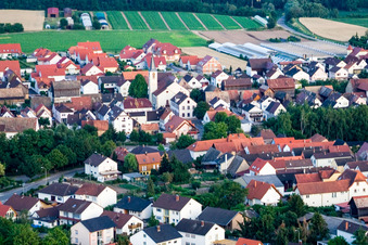 Main Street in Kuhardt in the state Rhineland-Palatinate, Germany