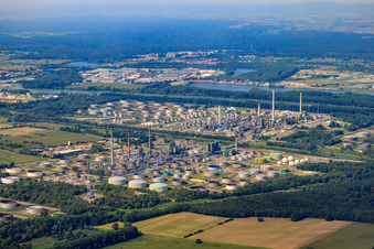 MIRO from the northeast in the district Knielingen in Karlsruhe in the state Baden-Wuerttemberg, Germany