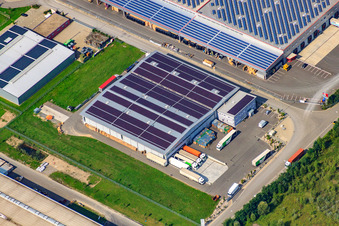 Oberwald Industrial Estate WAS Logistics in Wörth am Rhein in the state Rhineland-Palatinate, Germany