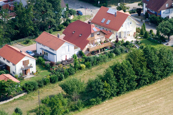 In the quiet garden in Minfeld in the state Rhineland-Palatinate, Germany