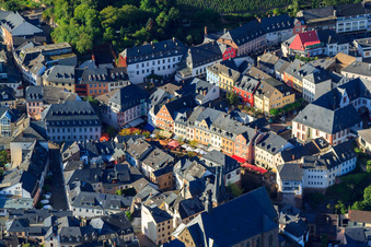 At the market in the district Beurig in Saarburg in the state Rhineland-Palatinate, Germany