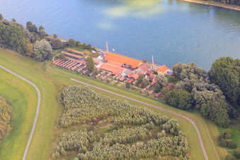 Brickworks Museum in the old brickworks on the banks of the Rhine in Germersheim in the state Rhineland-Palatinate, Germany