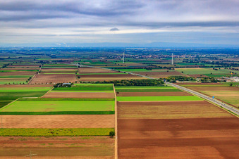 Exit 10 A65 in Haßloch in the state Rhineland-Palatinate, Germany