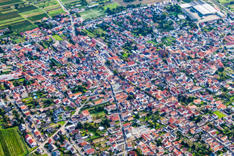 Weisenheim am Sand in the state Rhineland-Palatinate, Germany out of the air