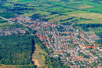 Mannheimer Street in Birkenheide in the state Rhineland-Palatinate, Germany