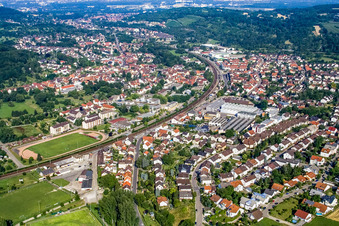 District Berghausen in Pfinztal in the state Baden-Wuerttemberg, Germany