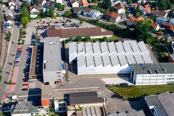 Mall+Herlan in the district Berghausen in Pfinztal in the state Baden-Wuerttemberg, Germany