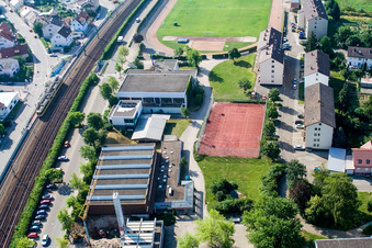 Sports halls in the district Berghausen in Pfinztal in the state Baden-Wuerttemberg, Germany