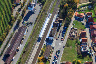 Station Winden and Bahnhofstr in Winden in the state Rhineland-Palatinate, Germany