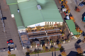 Horst industrial area, Klosterhof restaurant in the district Minderslachen in Kandel in the state Rhineland-Palatinate, Germany