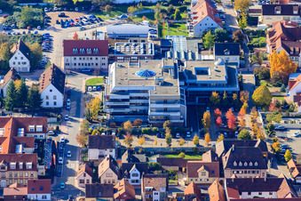 Gartenstraße municipal administration and savings bank in Kandel in the state Rhineland-Palatinate, Germany