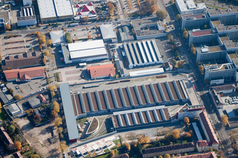Public transport, Gerwigstr in the district Oststadt in Karlsruhe in the state Baden-Wuerttemberg, Germany