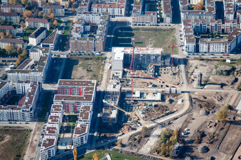 Kriegsstraße East in the district Südstadt in Karlsruhe in the state Baden-Wuerttemberg, Germany out of the air