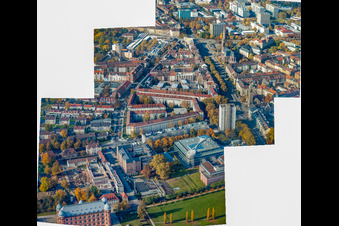 Gottesauer Platz on Durlacher Allee in the district Oststadt in Karlsruhe in the state Baden-Wuerttemberg, Germany