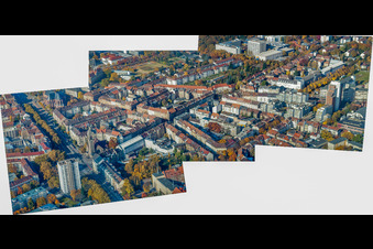 Gerwigstraße x Georg-Friedrich-Straße in the district Oststadt in Karlsruhe in the state Baden-Wuerttemberg, Germany