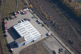 Emons Forwarding in the district Oststadt in Karlsruhe in the state Baden-Wuerttemberg, Germany